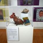 Colima Dog Owend by Kahlo and Rivera in the Mexicanidad Exhibit traveling to Mexican Consulates