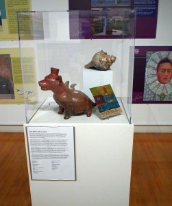 Colima Dog Owend by Kahlo and Rivera in the Mexicanidad Exhibit traveling to Mexican Consulates