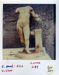 Photo Siezed in the Medici Raid of Object that eventually was offered at Sotheby's in 1986