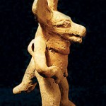 A figurine from the Cara Sucia region that is in the National Museum of El Salvador