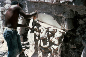 Placeres Stucco Temple Facade