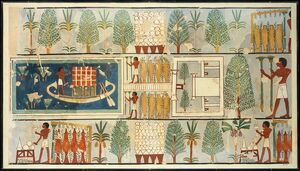 Tomb of Minnakht Wall Paintings